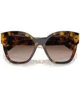 Prada Low Bridge Square Women's Sunglasses, Pr 17ZSF