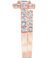 Certified Diamond Bridal Set (2 ct. t.w.) 18k White, Yellow or Rose Gold