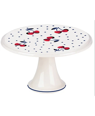 kate spade new york Vintage-Like Cherry Dot Cake Plate