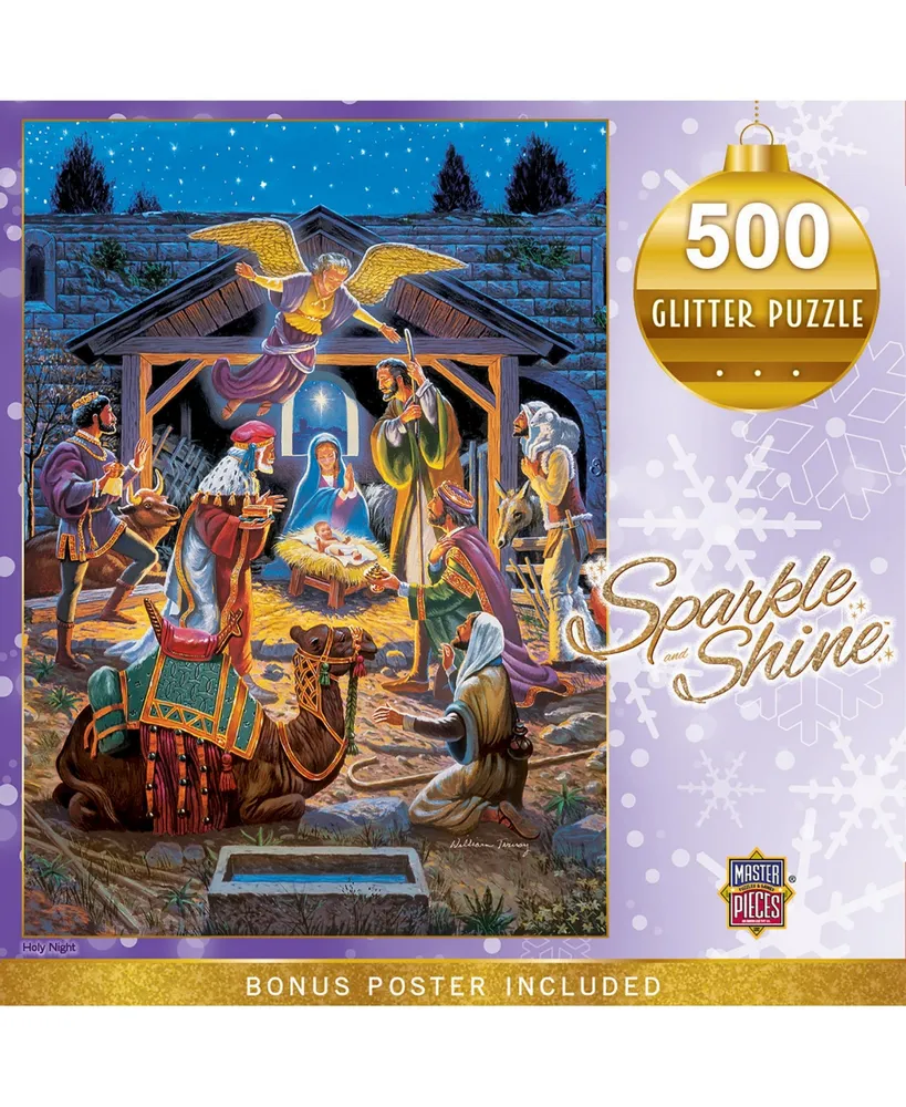 Holiday Glitter Jigsaw Puzzle - Holy Night