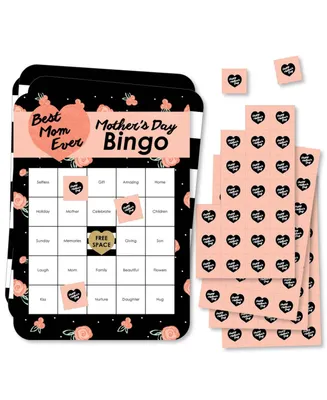 Best Mom Ever - Bingo Cards and Markers - Mother's Day Bingo Game - Set of 18