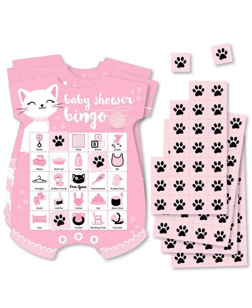 Big Dot Of Happiness Purr-fect Kitty Cat - Bingo Cards & Markers - Baby  Shower Bingo Game - 18 Ct | Westland Mall