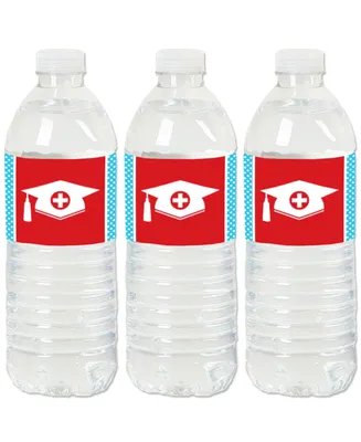 Nurse Graduation - Medical Nursing Party Water Bottle Sticker Labels - 20 Ct
