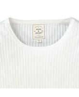 Hope & Henry Women's' Rib Knit Sweater Top