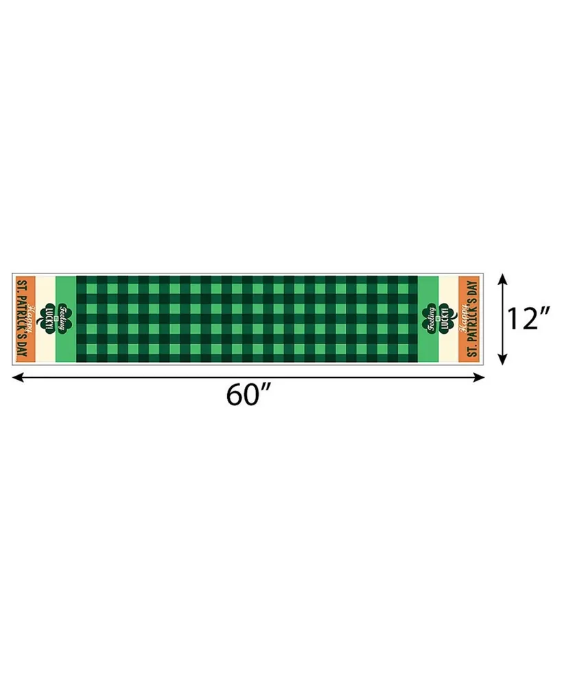 St. Patrick's Day - Petite Saint Patty's Day Paper Table Runner - 12 x 60 inches
