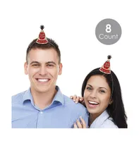 Rosh Hashanah - Mini Cone New Year Hats - Small Party Hats - Set of 8