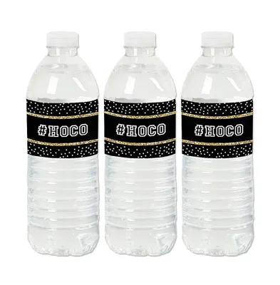 Hoco Dance - Homecoming Water Bottle Sticker Labels - Set of 20