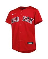 Big Boys and Girls Nike Trevor Story Red Boston Sox Alternate Replica Player Jersey