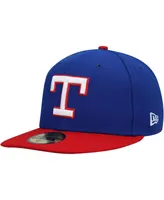 Men's New Era Royal Texas Rangers Cooperstown Collection Turn Back The Clock 59FIFTY Fitted Hat