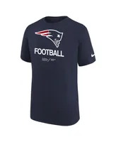 Big Boys Nike Navy New England Patriots Sideline Legend Performance T-shirt