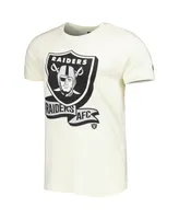 Men's New Era Cream Las Vegas Raiders Sideline Chrome T-shirt