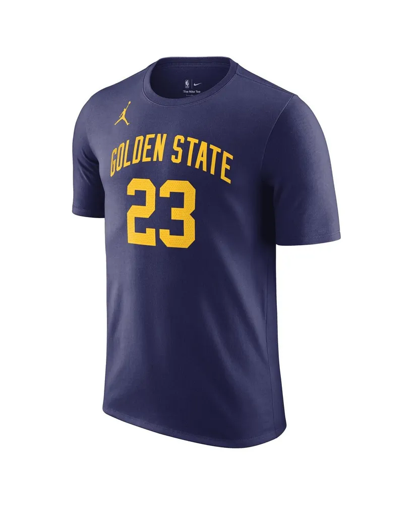 Men's Jordan Draymond Green Navy Golden State Warriors 2022/23 Statement Edition Name and Number T-shirt