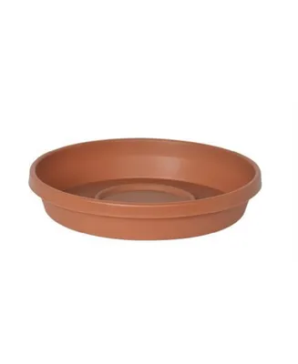 Hc Companies Akro-Mils Deep Classic Round Saucer, Clay Color