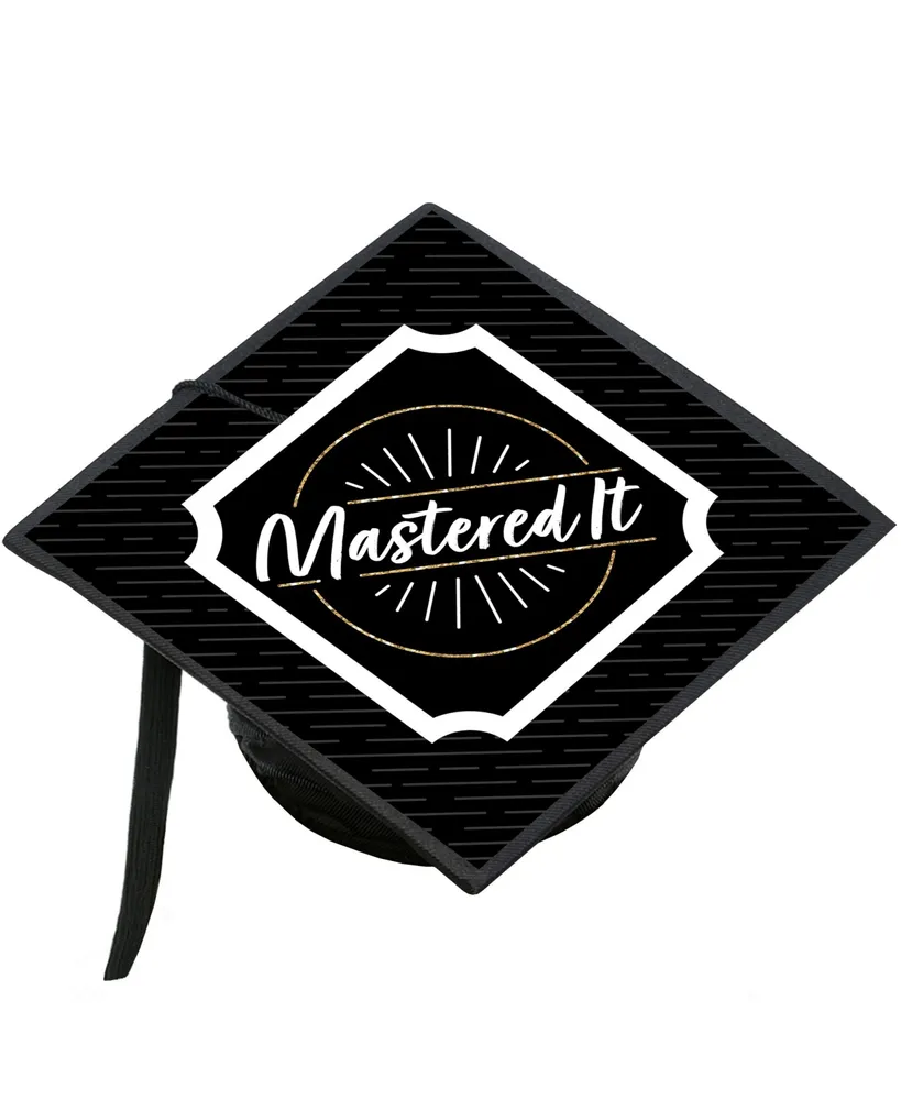 Large Graduation Caps - Black