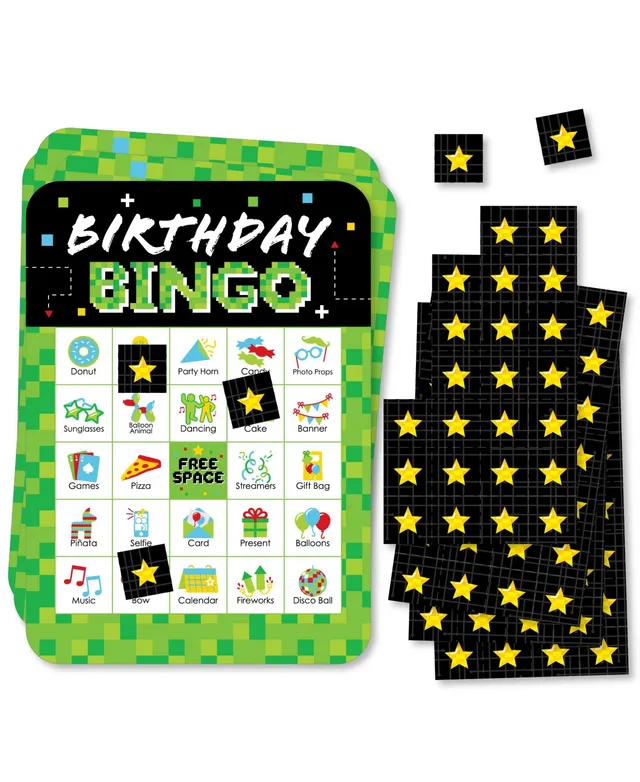 Big Dot Of Happiness Smash and Crash Monster Truck Cards and Markers  Birthday Party Bingo Game 18 Ct