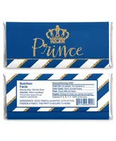 Royal Prince Charming - Candy Bar Wrapper Party Favors - 24 Ct
