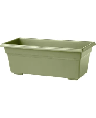 Novelty Countryside Flower Box, 24-Inch, Sage