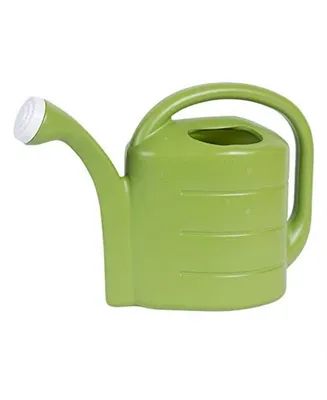 Novelty Deluxe Plastic Watering Can Green, 2 Gallons