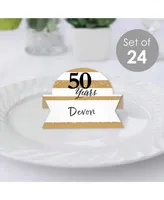 We Still Do 50th Wedding Anniversary Party Table Setting Name Place Cards 24 Ct