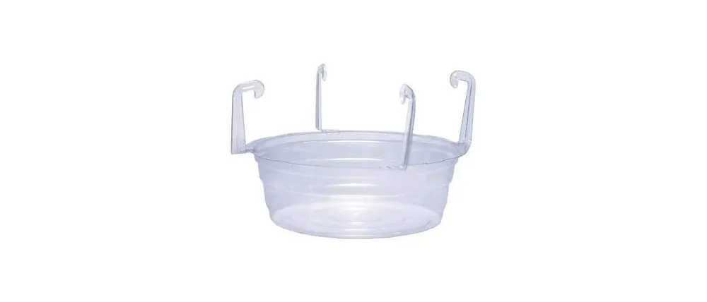 Curtis Wagner Hanging Basket Drip Pan, Clear, 12 HB1200 Qty 1