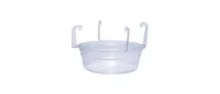 Curtis Wagner Hanging Basket Drip Pan, Clear, 12 HB1200 Qty 1