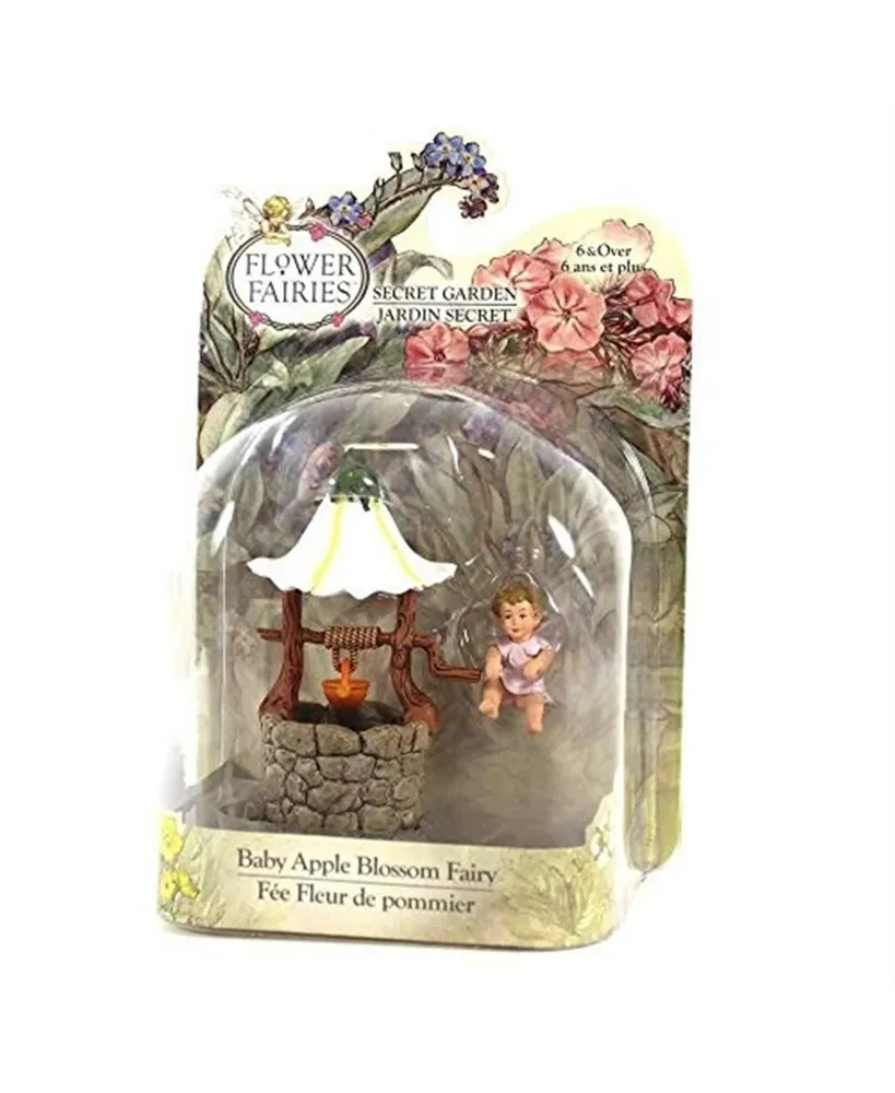 Flower Fairies Secret Garden Baby Apple Blossom w/ Wishing Well