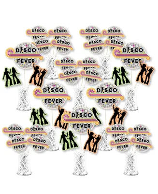70's Disco - 1970s Disco Centerpiece Sticks - Showstopper Table Toppers - 35 Pc