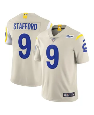 Men's Nike Matthew Stafford Bone Los Angeles Rams Vapor Limited Jersey