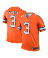 Men's Nike Russell Wilson Orange Denver Broncos Alternate Legend Jersey