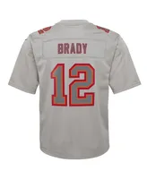 Big Boys Nike Tom Brady Gray Tampa Bay Buccaneers Atmosphere Game Jersey