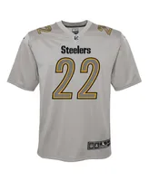 Big Boys Nike Najee Harris Gray Pittsburgh Steelers Atmosphere Game Jersey