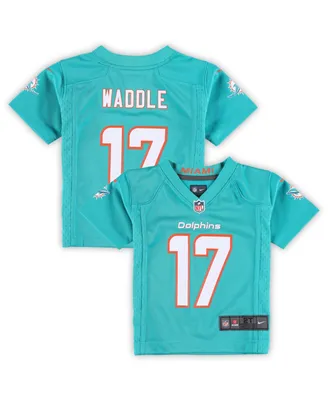 Toddler Boys and Girls Nike Jaylen Waddle Aqua Miami Dolphins Game Jersey
