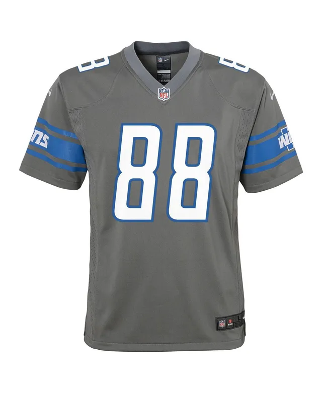 T.J. Hockenson Detroit Lions Nike Youth Inverted Game Jersey - Silver