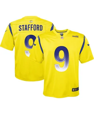 Big Boys Nike Matthew Stafford Gold Los Angeles Rams Inverted Game Jersey