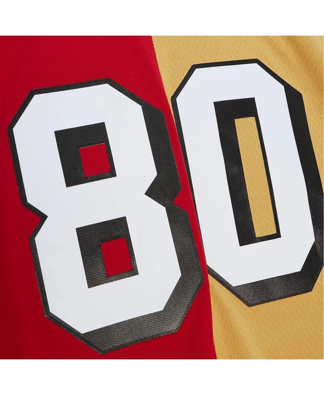 Men's Kansas City Chiefs Derrick Thomas Mitchell & Ness Red/Gold 1994 Split  Legacy Replica Jersey