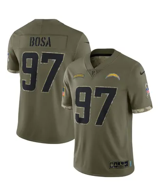 Men's Nike Joey Bosa Black Los Angeles Chargers Rflctv Limited Jersey Size: Large