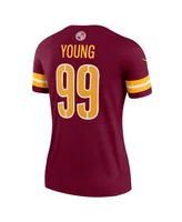 Women's Nike Chase Young Burgundy Washington Commanders Legend Jersey