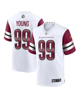 Men's Nike Chase Young White Washington Commanders Game Jersey
