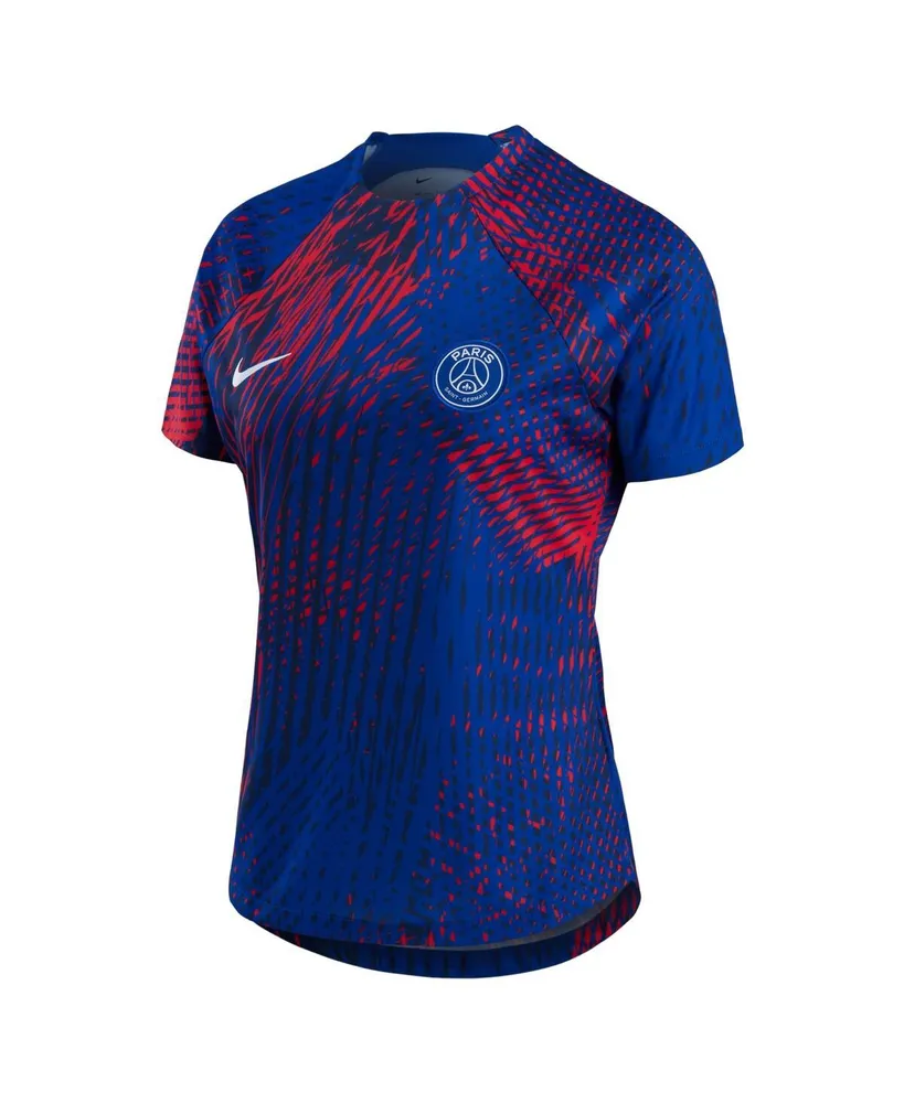 Women's Nike Blue Paris Saint-Germain 2022 Pre-Match Top