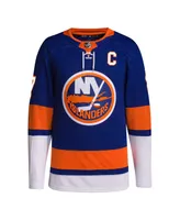 Men's adidas Anders Lee Royal New York Islanders Captain Patch Authentic Pro Home Player Jersey