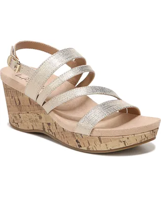 LifeStride Discover Strappy Wedge Sandals