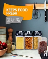 Cheer Collection 8 Piece Food Storage Containers, 0.8 Liter