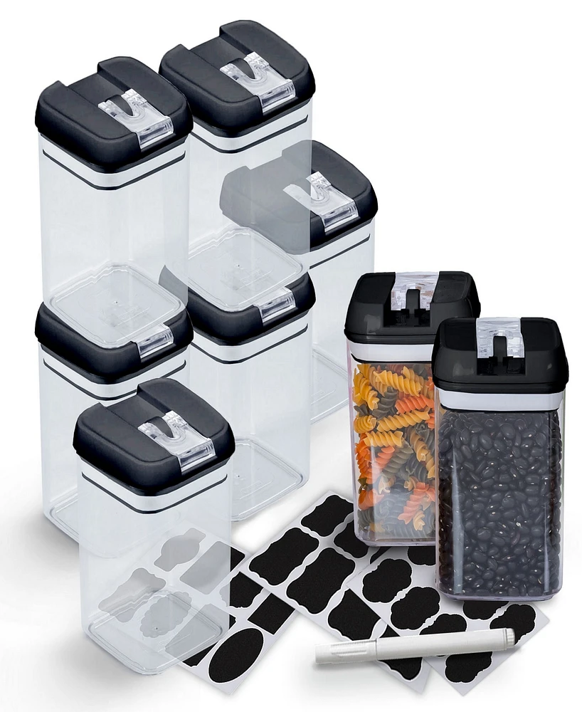 Cheer Collection 8 Piece Food Storage Containers, 0.8 Liter
