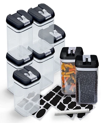 Cheer Collection 8 Piece Food Storage Containers, 0.8 Liter