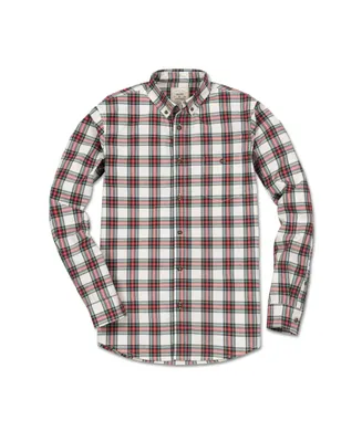 Hope & Henry Men's Organic Cotton Long Sleeve Stretch Poplin Button Down Shirt