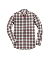 Hope & Henry Men's Organic Cotton Long Sleeve Stretch Poplin Button Down Shirt