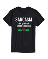 Airwaves Men's Sarcasm Gift Keeps Giving Short Sleeve T-shirt