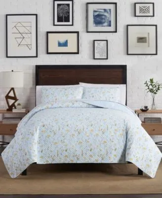 Lucky Brand Adele Floral 3 Piece Quilt Set Collection