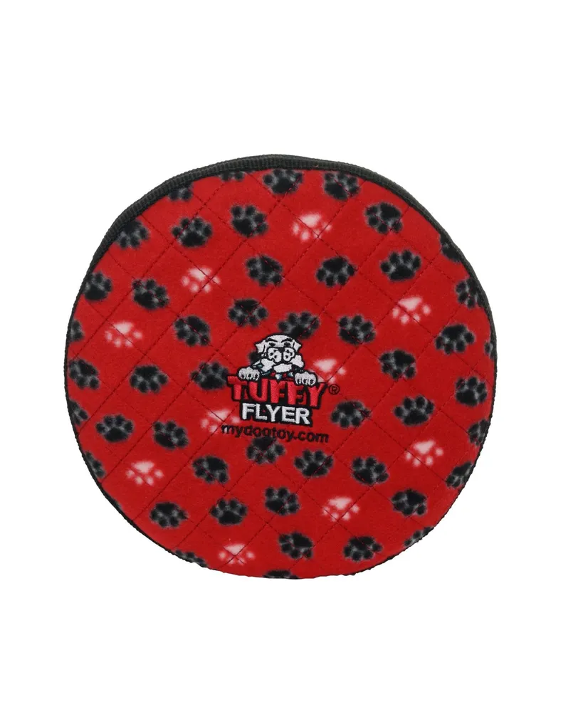 Tuffy Ultimate Flyer Red Paw, Dog Toy