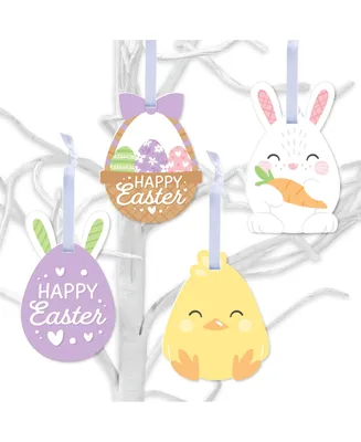 Spring Easter Bunny Happy Easter Decorations Tree Ornaments Set of 12